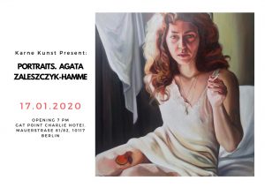 Art exhibition “Agata Zaleszczyk–Hamme Portraits”